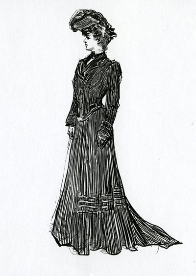 Ein Gibson-Mädchen, ca. 1902 von Charles Dana Gibson